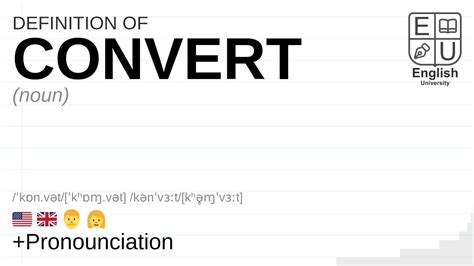 Convert meaning