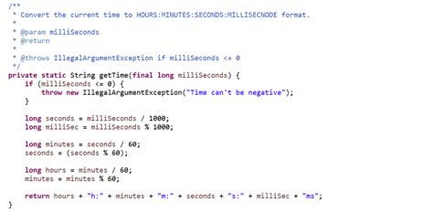 Convert milliseconds to hours in java.  Once you have the time in milliseconds y...