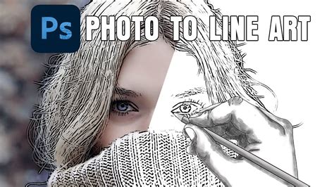 Learn how to turn a photo into a line drawing or s