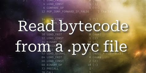 Convert pyc to py online. 4. pyc files back to readable Python source code.  ...