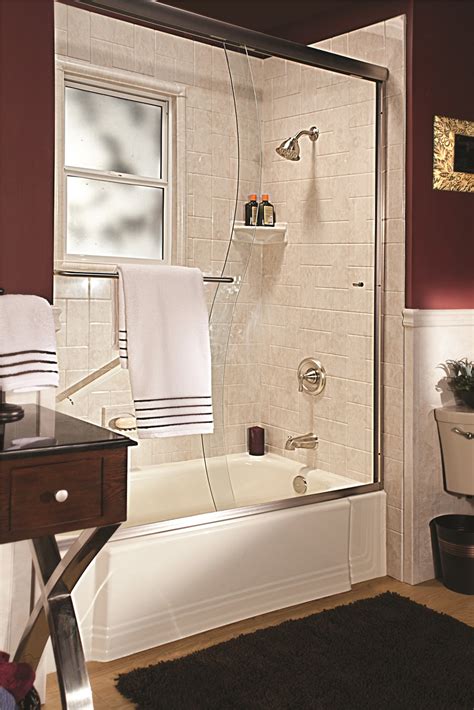 Convert shower to tub. A remodel that involves repositioning the tub to another location in the bathroom, adding new shower fixtures, custom shower doors, and natural stone or ceramic tiles, for example, can increase materials costs alone by $2,000-5,000. Plumbing is additional. Pro tip: Think carefully about relocating existing bathtub or toilet plumbing. 