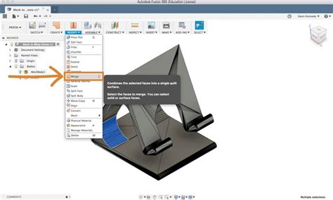 Convert stl mesh to solid fusion 360.  From the modify menu click Convert Me...