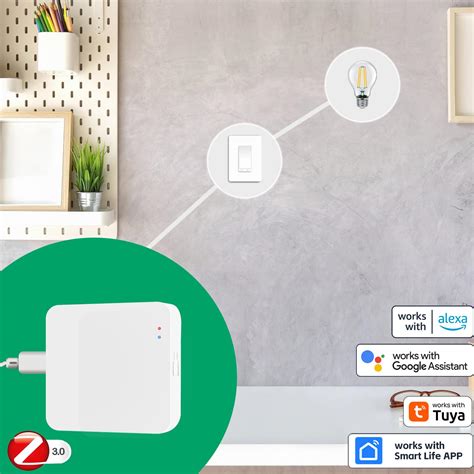Convert tuya to zigbee.  Easy installation, compatibility with Alexa and Google Assistant, Devi...