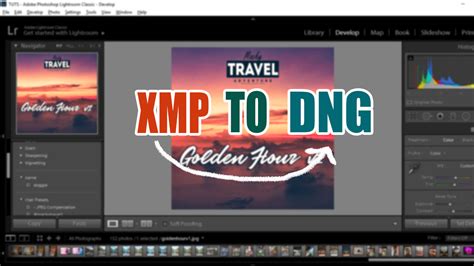Convert xmp to dng.  Sp&eacute;cialement destin&eacute; si vous utilisez un logi...
