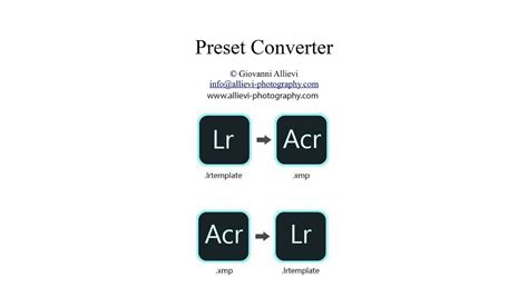 Convert xmp to lrtemplate.  Lightroom preset converter is a tiny Java application that ...
