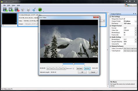 Converter video 3gp.  Trim & Convert – Cut specific portions of your video and convert...
