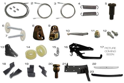Convertible top parts and accessories. .  ...