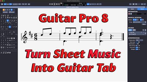 Converting Musical Notation Into Tablature