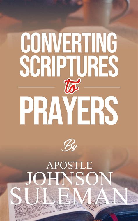 Converting Scriptures to Prayers
