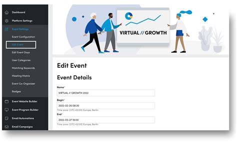 Converve Networking Event Software Build your own Event Website