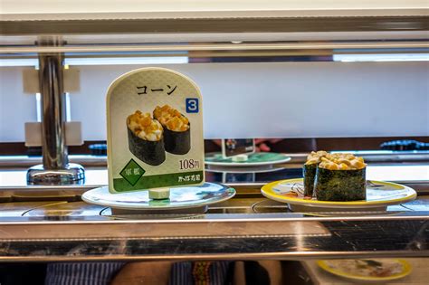 ︎At other conveyor belt sushi restaurants in Japan, the two of us usually get full from 12 plates, but this time, it was so delicious that we ate so much that our …. 