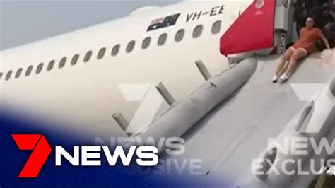 Convicted: Passenger who fled via emergency slide after dispute aboard airliner