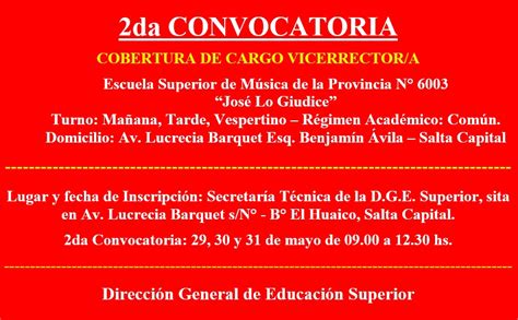 Convocatoria para acceso a cargos de Vicerrector 2024