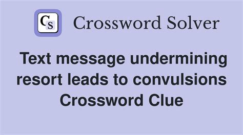 Convulsion - crossword puzzle clue