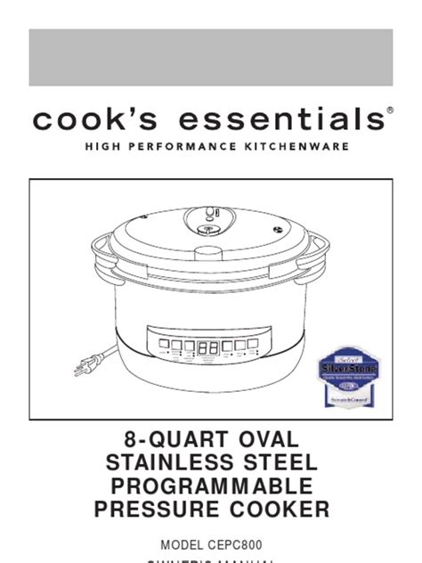 Cook essentials stove top pressure cooker manual. - Zur methodik und didaktik des englischunterrichts..