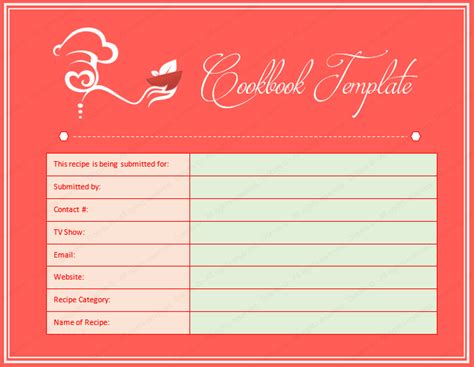 Cookbook Template Create a Cookbook for Microsoft® Word Dotxes