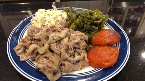 Cooked chitterlings near me. Bring the pot to a boil, and cook for at least 5 minutes. After boiling, reduce the heat and simmer, uncovered, for 2 hours until they are tender.Using a slotted spoon, remove the chitterlings from the water and drain in a colander.Cut chitterlings into 1-inch pieces and serve while hot. 