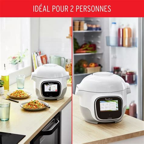 Cookeo Touch Mini WiFi Recettes illimitées 3 L Blanc