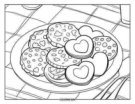 Cookie Coloring Shee