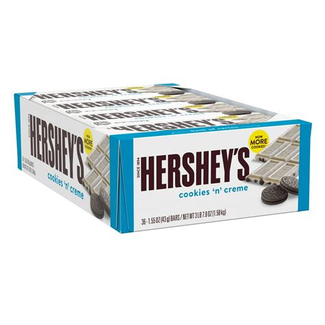 Cookie and cream hershey. Unwrap a sweet moment with our Hershey's Kisses x Glamlite Cookies 'N' Creme Palette! In this treat you’ll find 6 decadent and ultra smooth shades consisting of soft blues, ultra dazzling shimmers and metallic tones. This palette will inspire your sweet side! *For the ultimate @hersheys experience, each palette comes. 