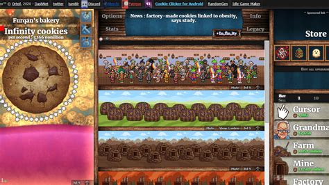 Cookie Clicker 2 is an online flash game for play at school and work. In this game you have to collect points and buy cool upgrades. If you're bored, then we recommend to play Cookie Clicker 2 with your friends. No plugins or apps need to be installed. Good luck and have fun!. 