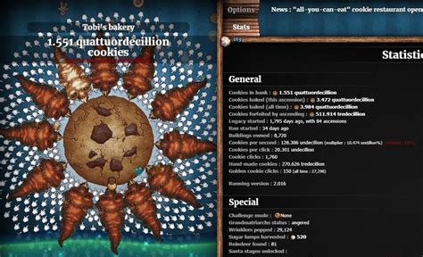 Cookie clicker wrinklers. This translates to 10624 * cps in 5 minutes, or an effective 35.4 * cps as your actual cps. This means that, assuming you have the capitol to get the full bonus from the golden cookies and are clicking every single one and are getting alternating x7 and lucky, you are getting a huge bonus compared to wrinklers if you do golden cookies. 