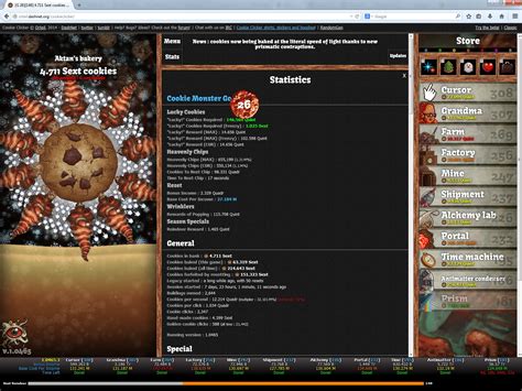Cookie monster cookie clicker.  As of version 2.  Cookie Monster Cookie Monster ...