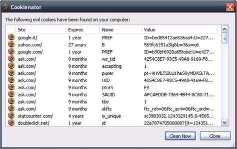 Cookienator for Windows