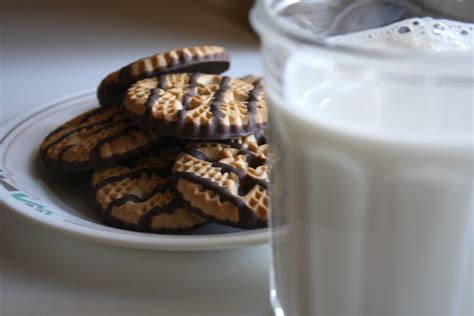 Cookies and milk. 