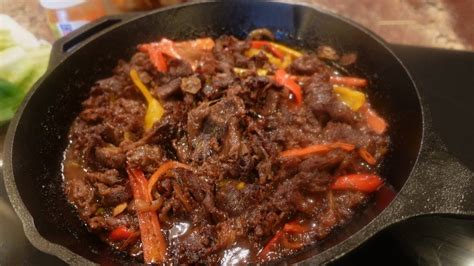 Cooking Korean Beef Bulgogi From Costco In Cast Iron Skillet