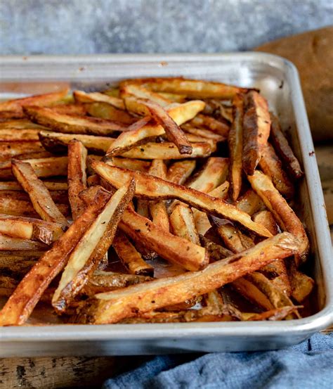 Cooking fries in oven