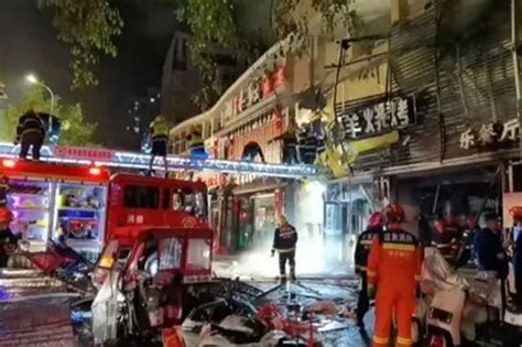 Cooking gas explosion kills 31 people at a barbecue restaurant in northwestern China