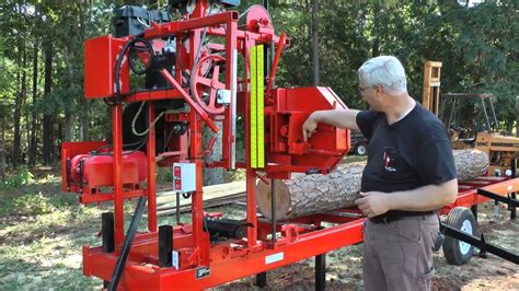 AC-36 Portable Hydraulic Sawmill. The Cook'