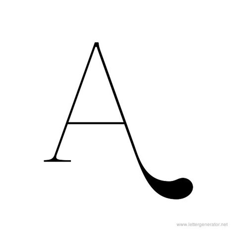Cool Alphabet Gallery Free Printable Alphabets LETTER GENERATOR NET