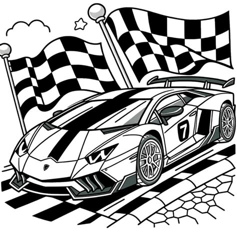 Cool Cars Coloring Pages