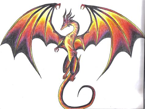 Cool Dragons Drawings