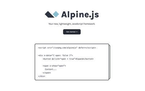 Cool JavaScript Framework Alpine.js Diary