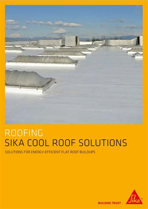 Cool Roofs in Hot Climate Countries: a Study - sika.com