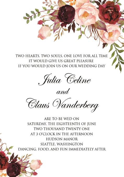 Cool Wedding Invitation Wording