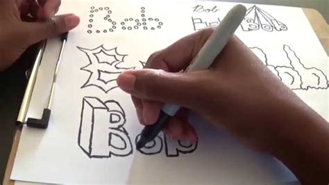 Cool and Easy Ways to Draw your Name Tutorial YouTube