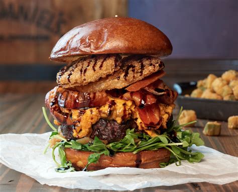 Cool burger places. However, The Rib Line offers three burgers to go with four pulled pork sandwiches and four tri-tip sandwiches in a fusion of casual and fine dining. 12308 Los Osos Valley Road and 2256 Broad St ... 