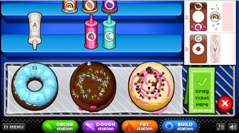 Play Papa's Donuteria and jump into the world of cooking games! With tons of free cooking games ready to play, Cookinggames.com invites you to grab your apron and start cooking! Papa's Donuteria. 560. 3227. ... Games; Cooking; Papa's; Papa's Donuteria. Once again you will ready your apron and step into one of Papa's famous restaurants …. 
