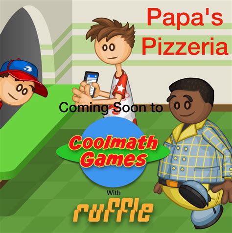 Cool math games papa pizzeria. There are about a dozen Papa's games here at Coolmath Games, with a few of your favorites already being converted from Adobe Flash Player to HTML. This includes Papa's Pizzeria, Freezeria, and now Cupcakeria. Keep on the lookout for new Papa's games getting released, we're working on it as fast as we can! 4.6. 527,512. 