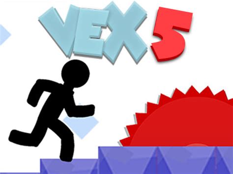 Instructions. Use the WASD or arrow keys for movement and the "R" key to restart a level. For touch devices use the on-screen buttons. An all new Vex installment, finally version 5 is there for you to play! With new levels, achievements and traps to explore, you're bound to get vexed!