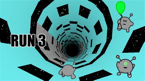 Use the arrow keys to run and jump through the space tunnels. Use the left and right arrow keys to move left and right, and press Spacebar to jump over gaps in the floor. If you move far enough to the left or right, you can even land on the walls. There are two ways you can play Run 3: Explore Mode and Infinite Mode. See more. 