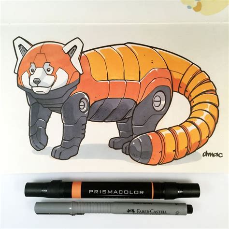 Cool robot designs Profound Visuals in 2020 Robot cute, Red panda