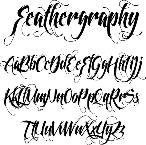 Cool tattoo fonts. Our tattoo font generator is different. It lets you type in any phrase, letter, or word, and see it in a huge range of cool fonts. This means that you can immediately decide whether the font and wording is working together, or if you need to try another style. Just type in the text you’re thinking about getting and hit “Generate” to see ... 