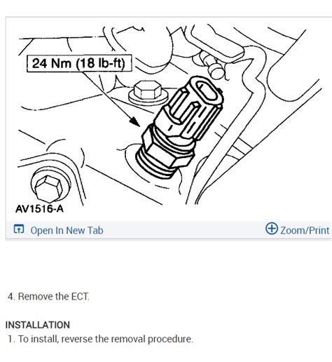 Coolant Temp Sensor Location I Have a Code P0118. From What I
