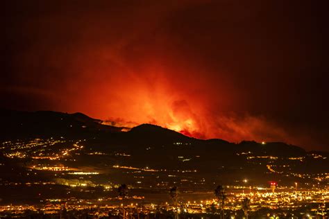 Cooler weather overnight helps firefighters battling a wildfire on Spain’s Tenerife island
