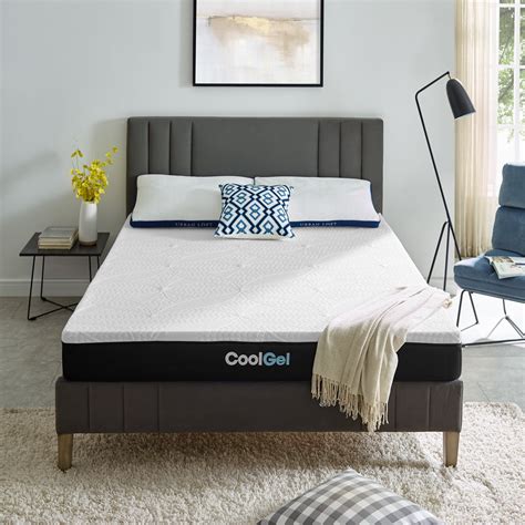 Coolest memory foam mattress. Description. This 12" thick mattress has a tight top and low motion transfer, so it's designed to let you stay asleep, even if your partner tosses and turns. Four layers of gel and memory foam have a medium firmness and a breathable design that helps to keep you comfortable while sleeping. It also features edge support to ensure … 